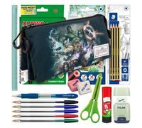 Astuccio Triplo Karactermania Vengadores Troup con 40 Materiali Scolastici