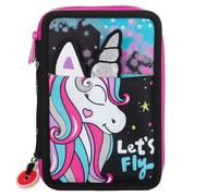 ASTUCCIO TRIPLO UNICORN GOPOP PORTAPASTELLI PENNE PENNARELLI ACCESSORI SCUOLA