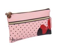 Astuccio Trousse Minnie Rosa a Pois Ecopelle