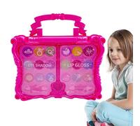 Astuccio Trucco per Bambini | Giocattoli Cosmetici Principessa per Ragazze,Trucco Lavabile Davvero per Ragazze,per Feste Compleanno Giochi in Famiglia