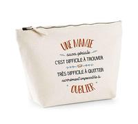 Astuccio Una Nonna anche Fantastico | Borsa per il trucco idea regalo, beige, Astuccio da toilette