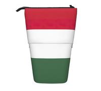 Astuccio verticale retrattile con bandiera dell'Ungheria, borsa per riporre oggetti quotidiani per scuola e ufficio