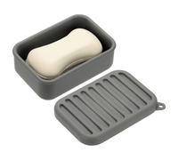 Astuccio viaggio shampoo solido 10x7x3 cm grigio