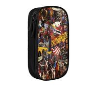 Astuccio vintage per interni auto, stile hip hop, con cerniera, per penne, monete, biglietti a pedaggio (base antiscivolo)
