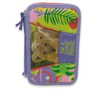 ASTUCCIO WWF PORTA PASTELLI PENNE 3 ZIP COMPLETO CANCELLERIA COLLEZIONE SCUOLA