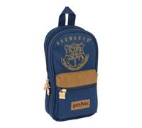 Harry Potter Astuccio Zaino Harry Potter Magical Marrone Blu Marino (12 X 23 X 5