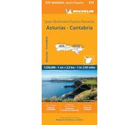 Asturias, Cantabria 1:250.000. Ediz. bilingue: Northwest, Asturias, Cantabria Map 572