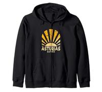 Asturie España - Asturie Spagna Sunshine Felpa con Cappuccio