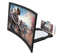 ASTVDFQK Schermo di Ingrandimento Curvo da 16 Pollici for Telefono Cellulare, Lente Ingrandimento Smartphone 3D HD for Film E Video, Compatibile con Tutti Gli Smartphone