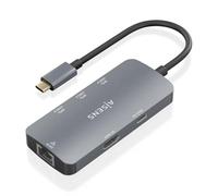 ASUC-6P019-GR Dock USB-C 6 en 1 AISENS PC