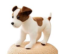 Asudaro Peluche per cani, in piedi, 30-35 cm, giocattolo di peluche per cani come vero Jack Russell Terrier Cucciolo Chihuahua Bulldog peluche per bambini