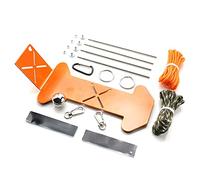 Asuinxurr Kit di ricambio Jig Kit di sopravvivenza regolabile, jig tessitura, corda da , gioielli, , idea fai da te per adulti e bambini