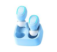 Asuinxurr Mini auricolare wireless Bluetooth Touch Light anti-sudore HD qualità audio stereo universale cuffie blu