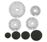 Asuinxurr Set di 8 cappelli per fornelli, fornelli a gas, bruciatore, tappo , set di accessori, adatto per la maggior parte delle testine del bruciatore a gas