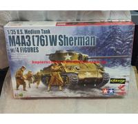 ASUKA Modello 35-048 1/35 M4A3(76)W Sherman US Medium Serbatoio Con 4 Figure