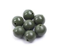 Asukohu 100 pz Esca da Pesca Uova Perline Pesca Carpa Tackle 5 Mm 6 Mm 7 Mm 8 mm Scossa Carpa Scossa Scossa Morbide Perle di Plastica