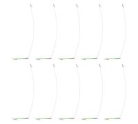 Asukohu 10Pcs Glow Tubo di Pesca Equilibrio Connettore 15/20/30/40cm Maniche Singolo Equilibrio Gancio Divisore Veloce Cambiamento Connettore Gancio
