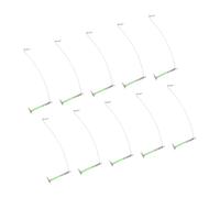 Asukohu 10Pcs Glow Tubo di Pesca Equilibrio Connettore 15/20/30/40cm Maniche Singolo Equilibrio Gancio Divisore Veloce Cambiamento Connettore Gancio