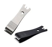 Asukohu 2 pezzi Tronchesina per lenza da pesca con gancio per pulire gli occhi in acciaio inox pinza taglierina multiuso strumento di taglio della linea di mosca
