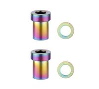Asukohu 2Pcs Biciclette Pinza Freno C Morsetto Dado Fisso Bici Da Strada C Freno Perni Dado Con Rondella Lega di Metallo Enduring Road Bike Perni Con Rondella