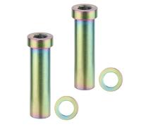 Asukohu 2Pcs Biciclette Pinza Freno C Morsetto Dado Fisso Bici Da Strada C Freno Perni Dado Con Rondella Lega di Metallo Enduring Road Bike Perni Con Rondella