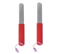 Asukohu 2pcs gancio da pesca doppio lato affilatura file strumento di rettifica portatile per pesca all'aperto durata