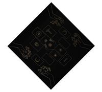 Asukohu 3 misure opzione tarottica altare tessuto misterioso gioco da tavolo tappetino pendolo divino tovaglia imbottitura carte da tavolo
