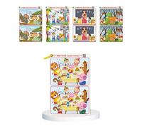Asukohu 32 Carte Per Sviluppare L'Attenzione Dei Bambini Attraverso Il Divertimento Trova La Differenza Per Migliorare La Concentrazione Dei Bambini Con Le Carte Di Rilevamento
