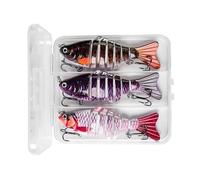 Asukohu 3pcs Esca Pesca Pesca Pesca Esca Multi Comune Artificiale Difficile Saffondamento Lento Esca Simulata