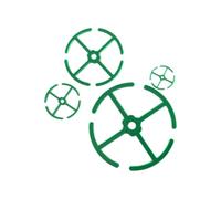 Asukohu 4 clip di supporto per piante regolabili in plastica