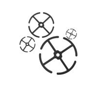 Asukohu 4 clip di supporto per piante regolabili in plastica