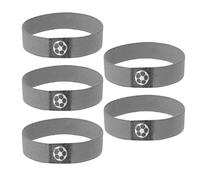 Asukohu 5 cinghie di bloccaggio per tacchetti da calcio, resistenti all'acqua, antiscivolo, fascia elastica per allenamento sportivo, Bambini Calcio Gy, Taglia unica