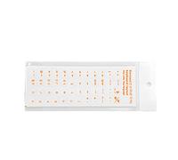 Asukohu Adesivi trasparenti 6 colori solo lingua coreana copertura tastiera trasparente lettera con accessori per notebook notebook adesivi per tastiera coreana per sfondo trasparente