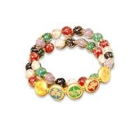 Asukohu Artigianato Bracciale In Vetro Robusto Con Effetto Luce Notturna Portatile Per Migliorare Gli Stili E La Fiducia Nelle Riunioni