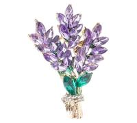 Asukohu Bellissimi fiori Lappello Pin Juwely Bello Distintivo Lavanda Appendice Spilla Unico Collare