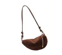 Asukohu Borsa a mano in PU alla moda con comoda tracolla, elegante borsa da donna per il movimento quotidiano e l'evento sociale elegante borsa da donna, marrone