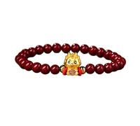 Asukohu Bracciale di perle regolabile dell'anno del drago Tradizionale Decorare il Polso Fasce Della Corda Braccialetto Elegante Per I Bambini