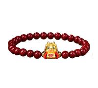Asukohu Bracciale di perle regolabile dell'anno del drago Tradizionale Decorare il Polso Fasce Della Corda Braccialetto Elegante Per I Bambini