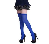 Asukohu Calze alte per coscia, calze alte sopra le calze al ginocchio, extra lunghe cosce per donne ragazze Halloween cosplay calza per ragazze donne sopra calze al ginocchio tubo, Blu scuro, Taglia