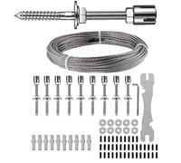 Asukohu Cavo di filo da giardino regolabile resistente alla corrosione Per Arrampicata E Supporto In Varie Condizioni Cavo di Supporto Da Giardino Durevole Acciaio Inox