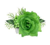 Asukohu Cerchietto per capelli con fiore verde per festa irlandese decorativa per il giorno di San Patrizio, accessorio per capelli per feste