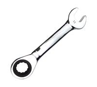 Asukohu Chiave a bussola a cricchetto 8-18 mm manico corto cricchetto chiave combinata reversibile a combinazione singola chiave ad apertura rapida