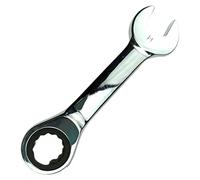 Asukohu Chiave a bussola a cricchetto 8-18 mm manico corto cricchetto chiave combinata reversibile a combinazione singola chiave ad apertura rapida