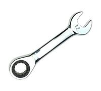 Asukohu Chiave a bussola a cricchetto 8-18 mm manico corto cricchetto chiave combinata reversibile a combinazione singola chiave ad apertura rapida