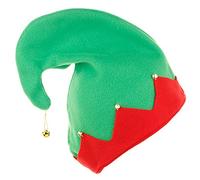 Asukohu Cilindro riccio in verde rosso Babbo Natale cappello di Natale cappello di Natale unisex must have festival accessori