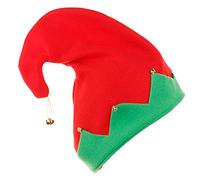 Asukohu Cilindro riccio in verde rosso Babbo Natale cappello di Natale cappello di Natale unisex must have festival accessori