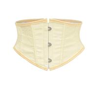Asukohu Cincher per la vita in poliestere di alta qualità, 16 cm di altezza, regolabile, leggero, per allenarsi in vita, Giallo, S