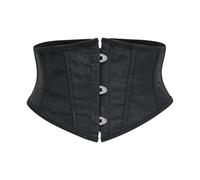Asukohu Cincher per la vita in poliestere di alta qualità, 16 cm di altezza, regolabile, leggero, per allenarsi in vita, Nero , S