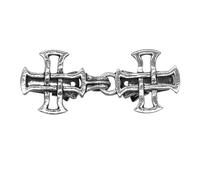 Asukohu Clip vintage Hollow Out per maglioni, design elegante in lega per donne alla moda e forniture per ufficio