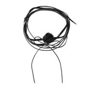 Asukohu Collana in pelle fatta a mano elegante a forma di fiore per le feste e l'usura quotidiana